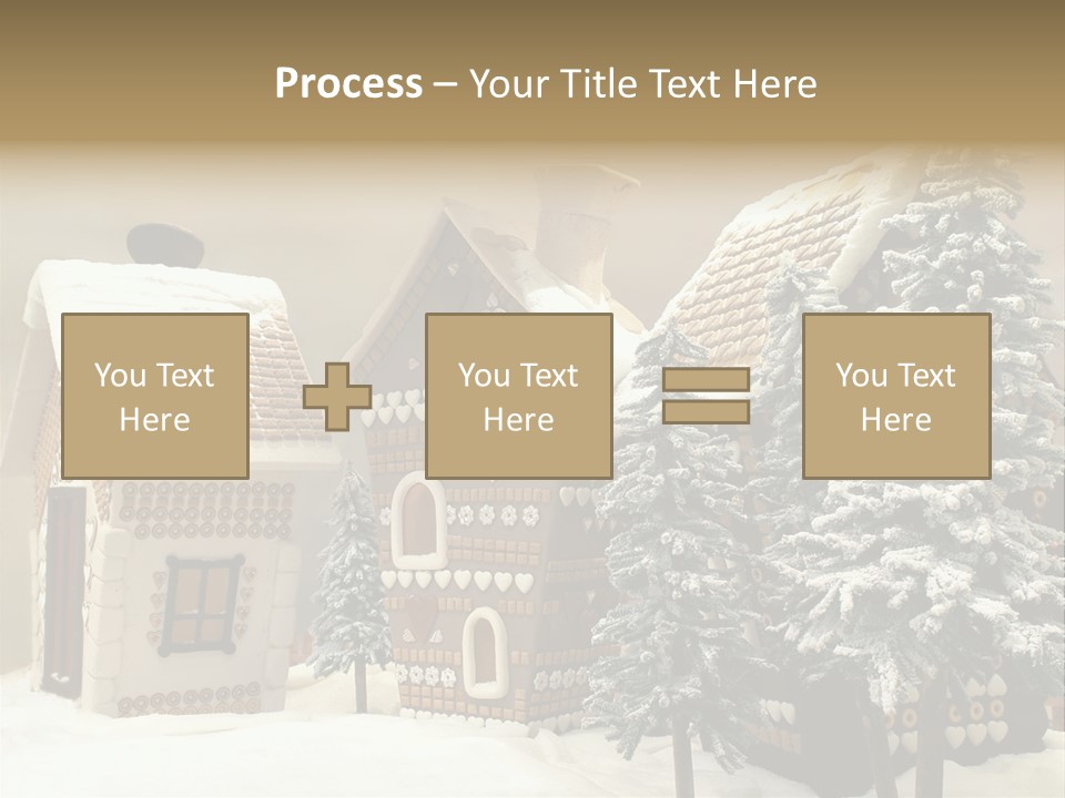 Hut White Cottage PowerPoint Template