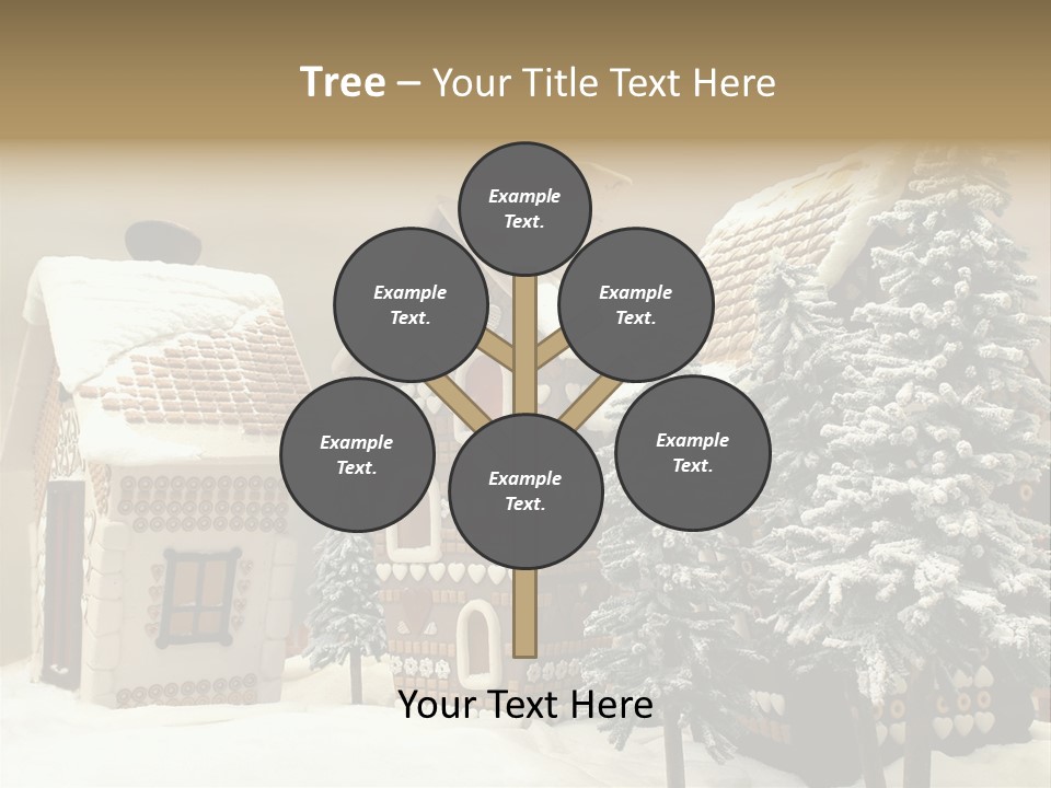 Hut White Cottage PowerPoint Template