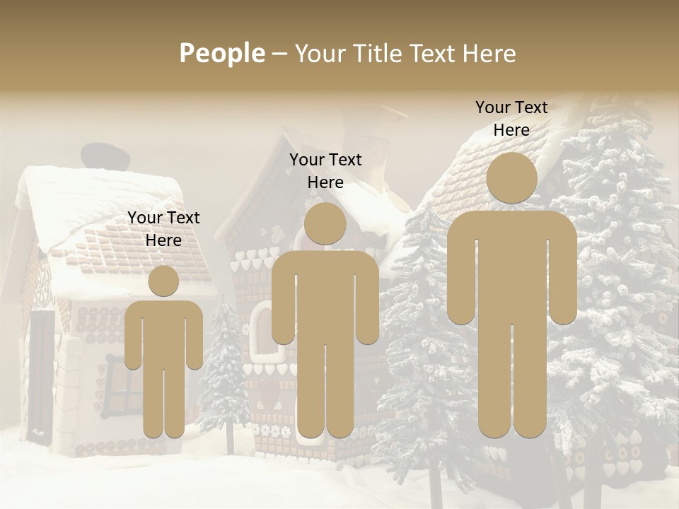 Hut White Cottage PowerPoint Template