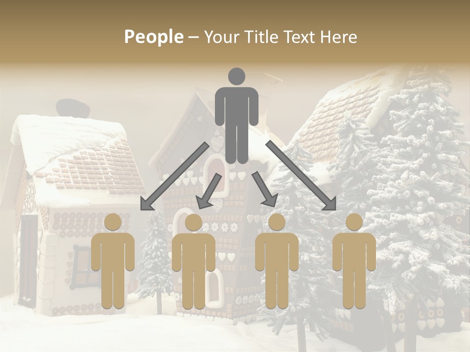 Hut White Cottage PowerPoint Template