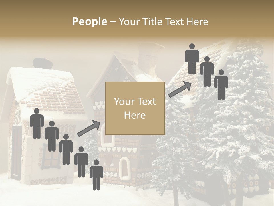 Hut White Cottage PowerPoint Template