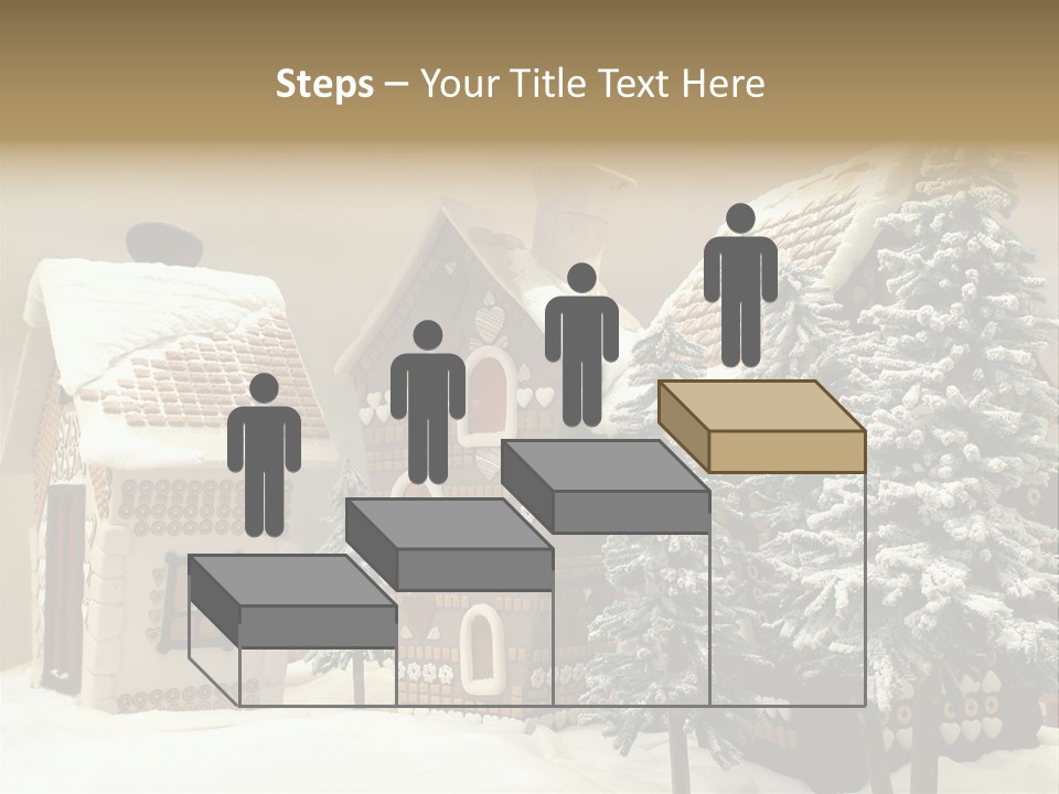 Hut White Cottage PowerPoint Template
