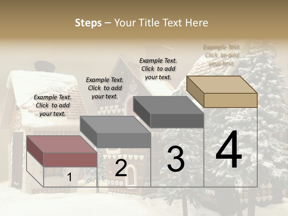 Hut White Cottage PowerPoint Template