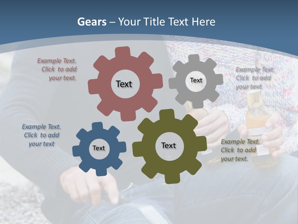 Selective Focus Colour Vegetable PowerPoint Template