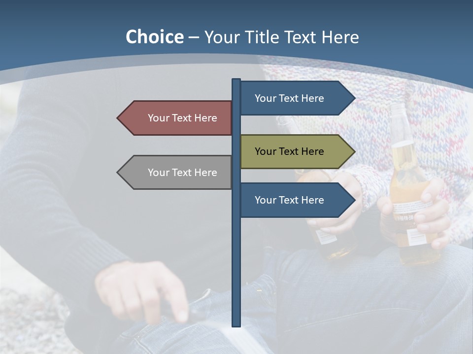 Selective Focus Colour Vegetable PowerPoint Template