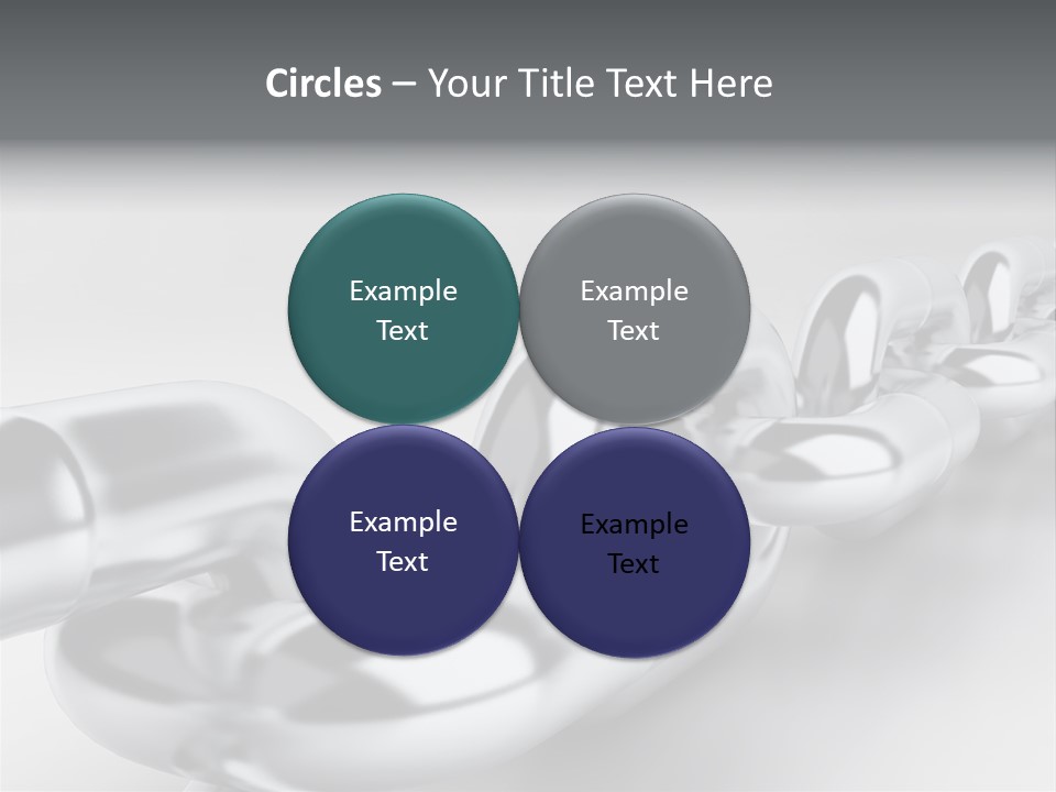 Industrial Detail Silver PowerPoint Template