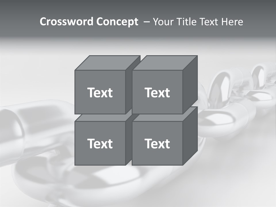 Industrial Detail Silver PowerPoint Template
