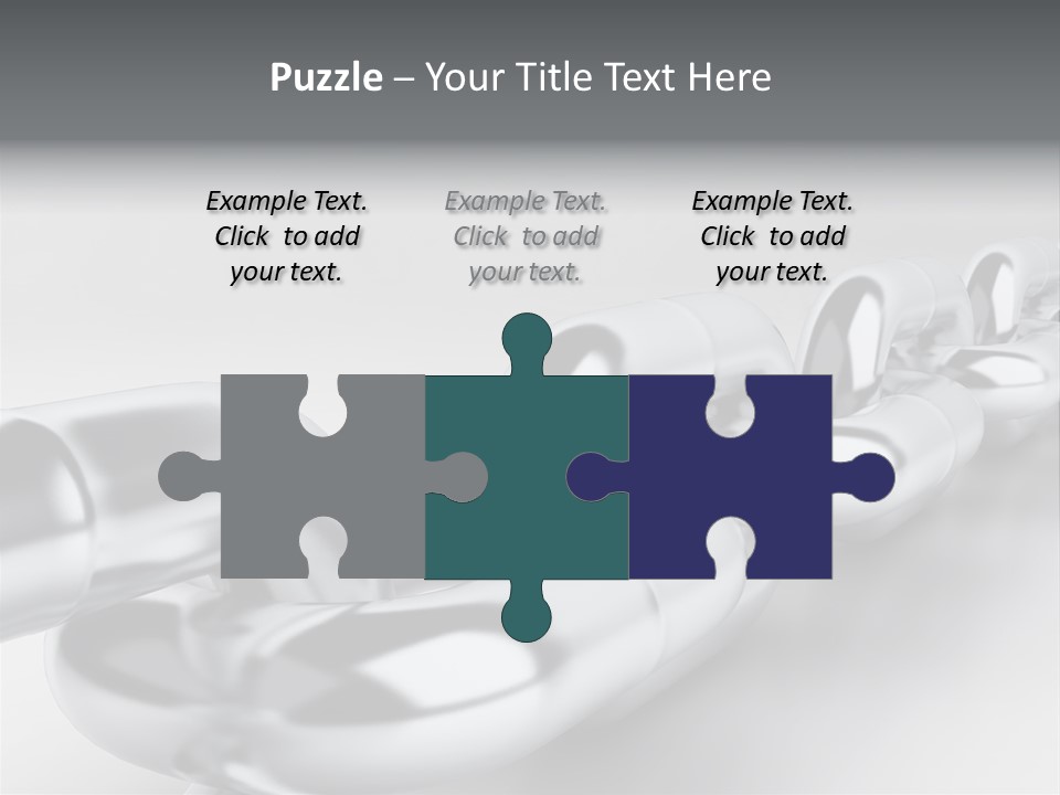 Industrial Detail Silver PowerPoint Template