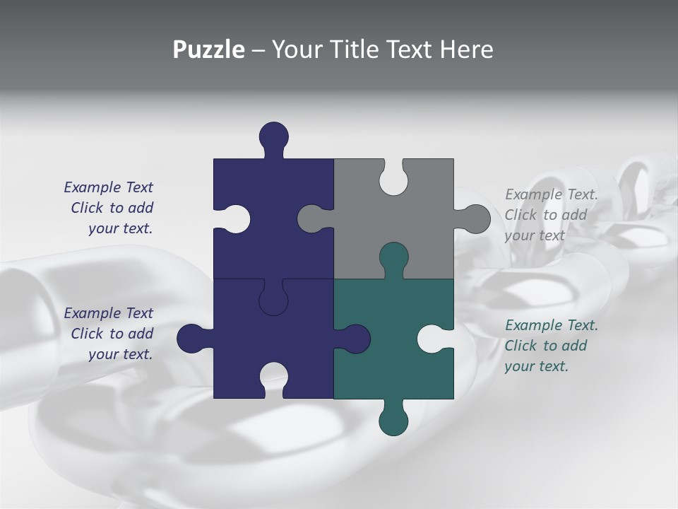 Industrial Detail Silver PowerPoint Template