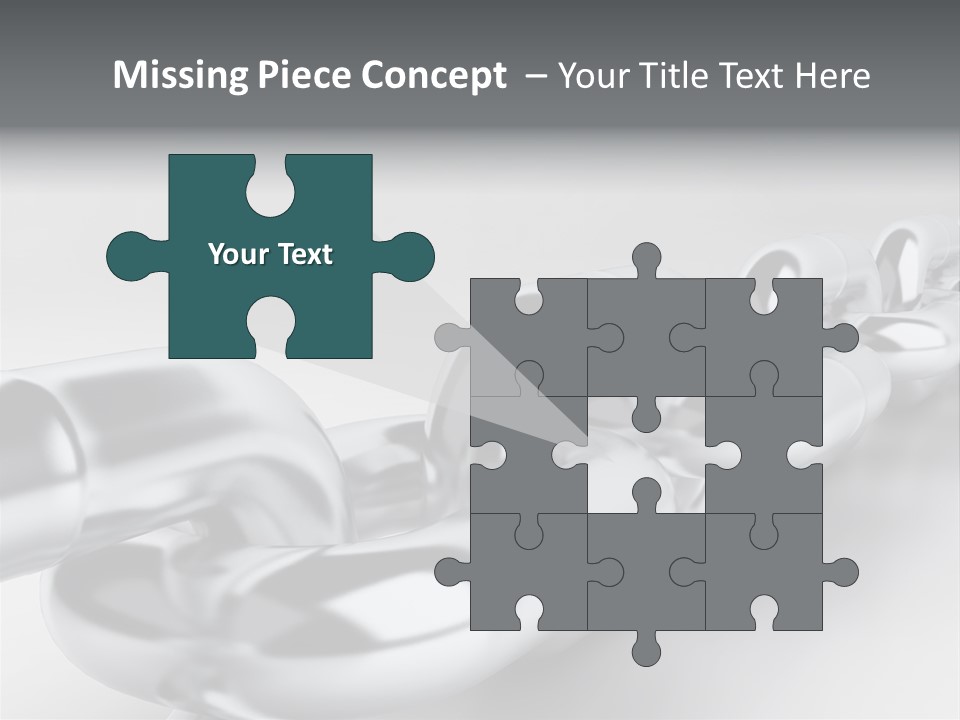 Industrial Detail Silver PowerPoint Template