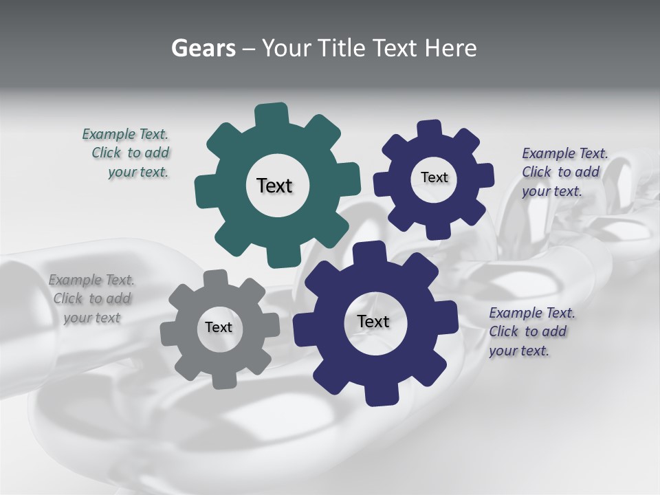 Industrial Detail Silver PowerPoint Template