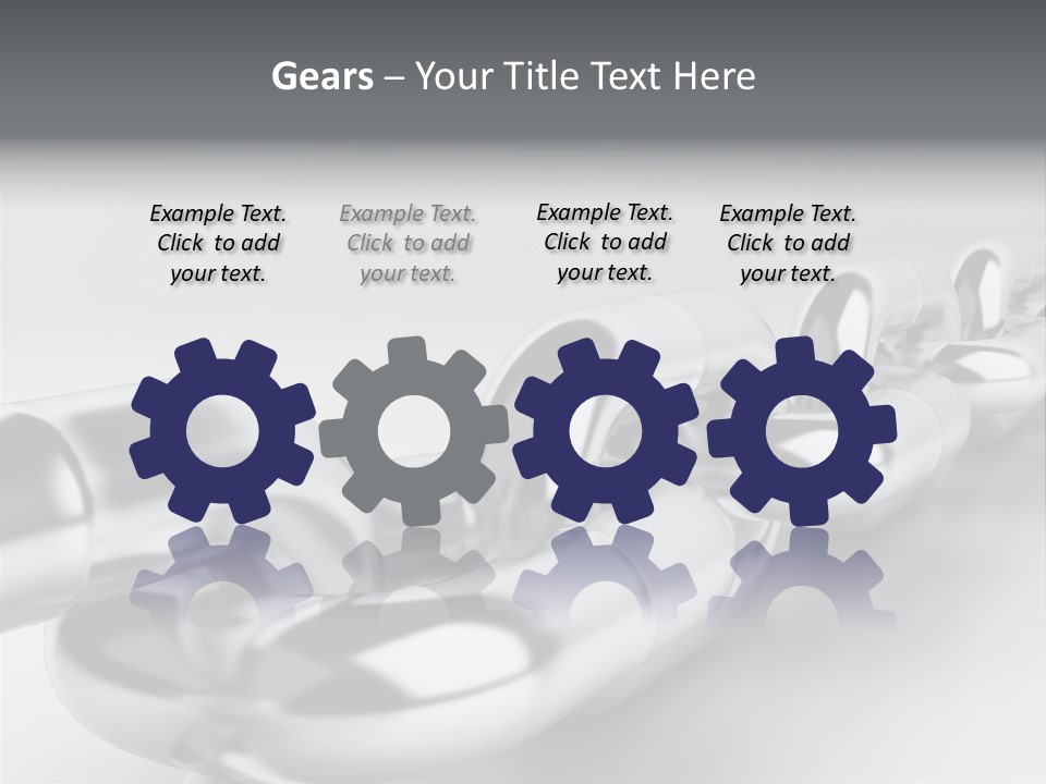 Industrial Detail Silver PowerPoint Template