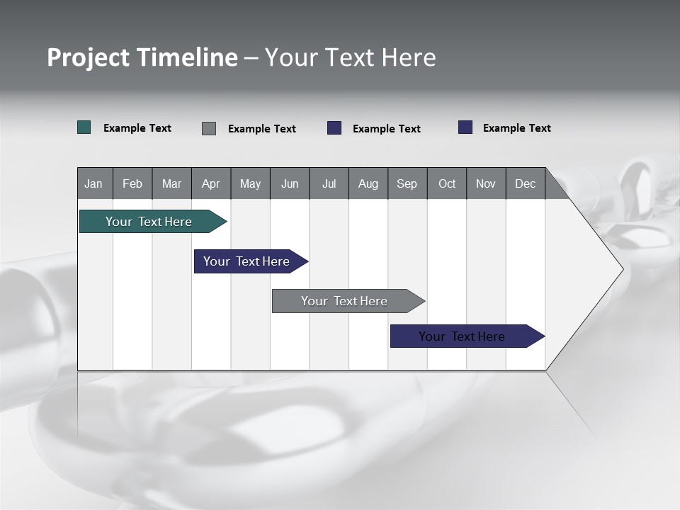 Industrial Detail Silver PowerPoint Template