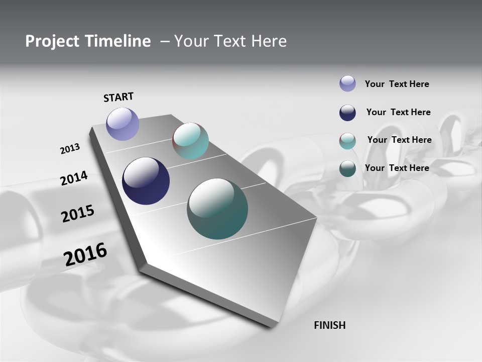 Industrial Detail Silver PowerPoint Template