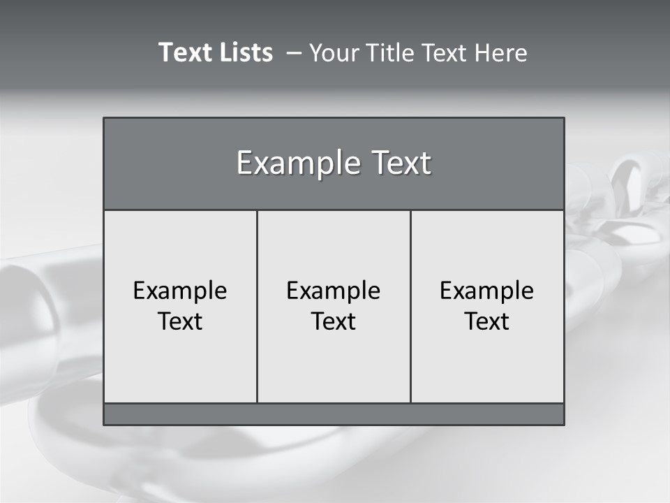 Industrial Detail Silver PowerPoint Template