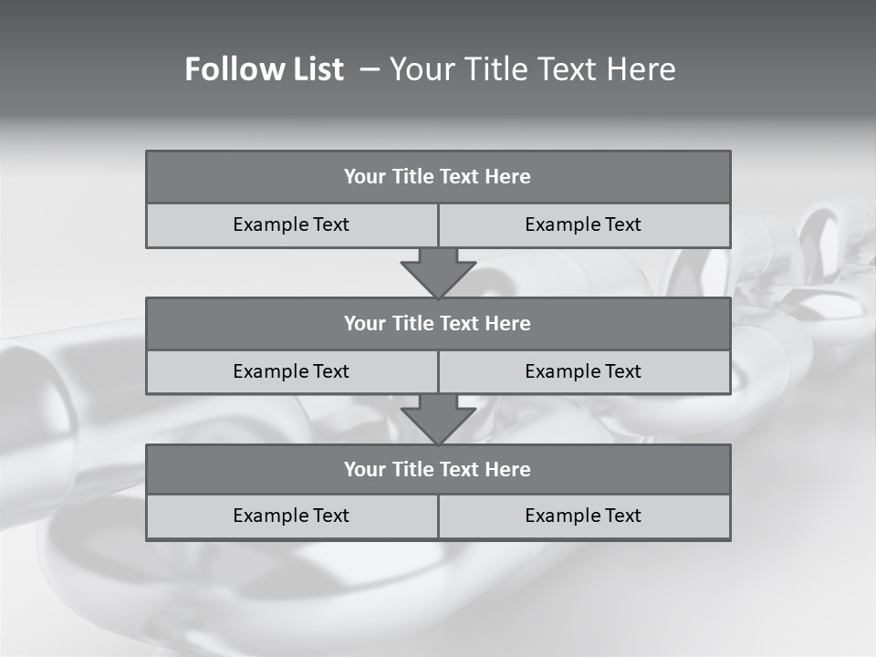 Industrial Detail Silver PowerPoint Template
