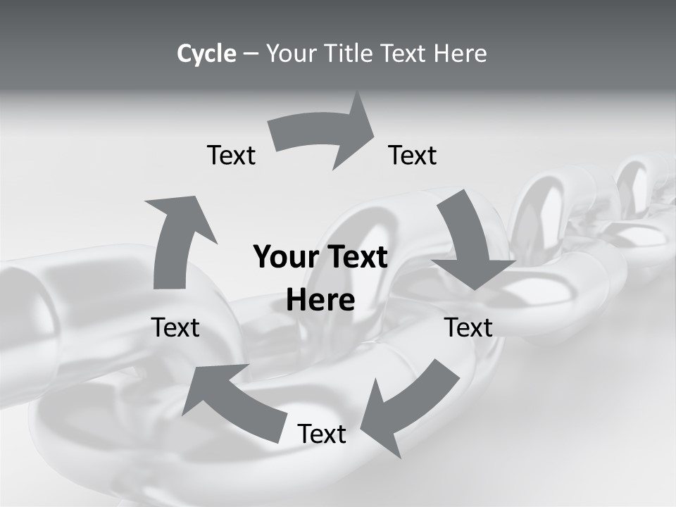 Industrial Detail Silver PowerPoint Template