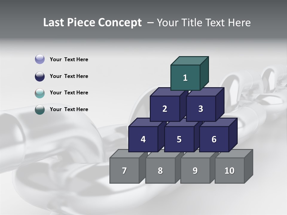Industrial Detail Silver PowerPoint Template