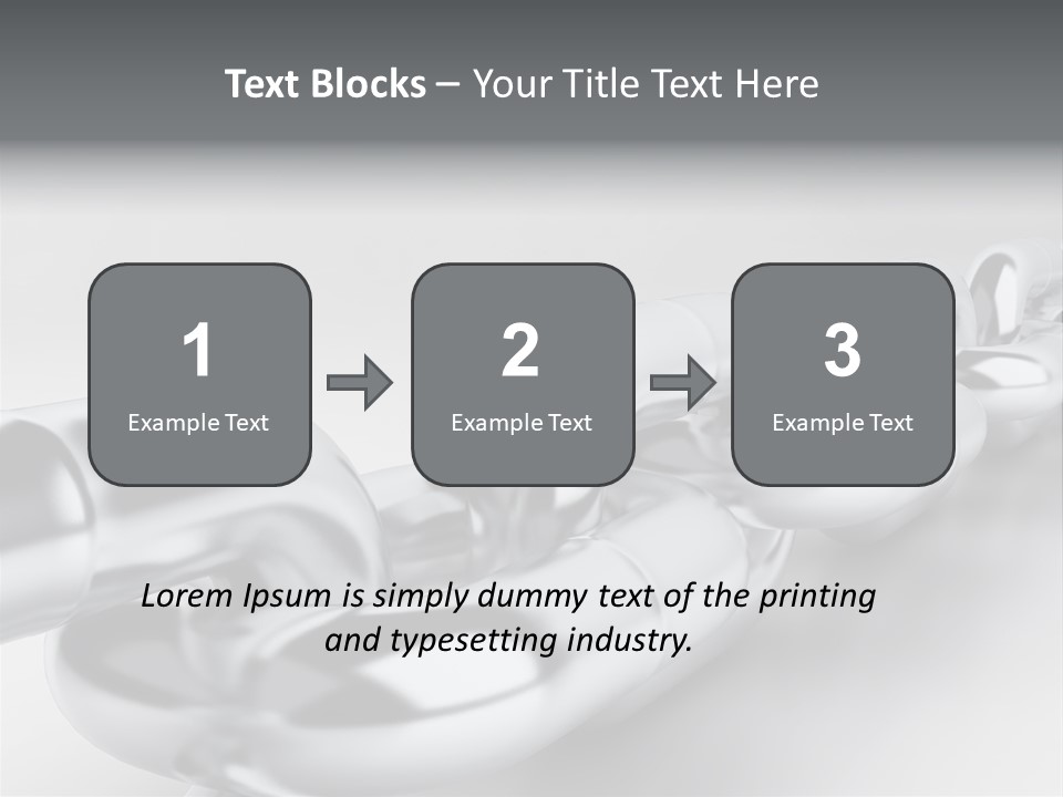 Industrial Detail Silver PowerPoint Template