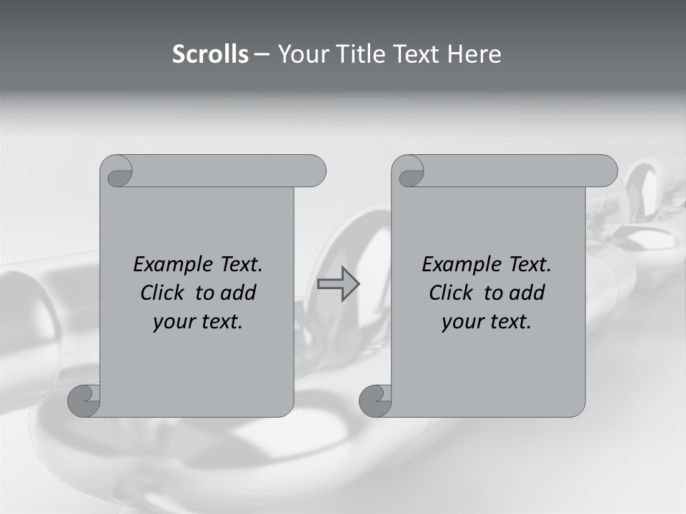 Industrial Detail Silver PowerPoint Template