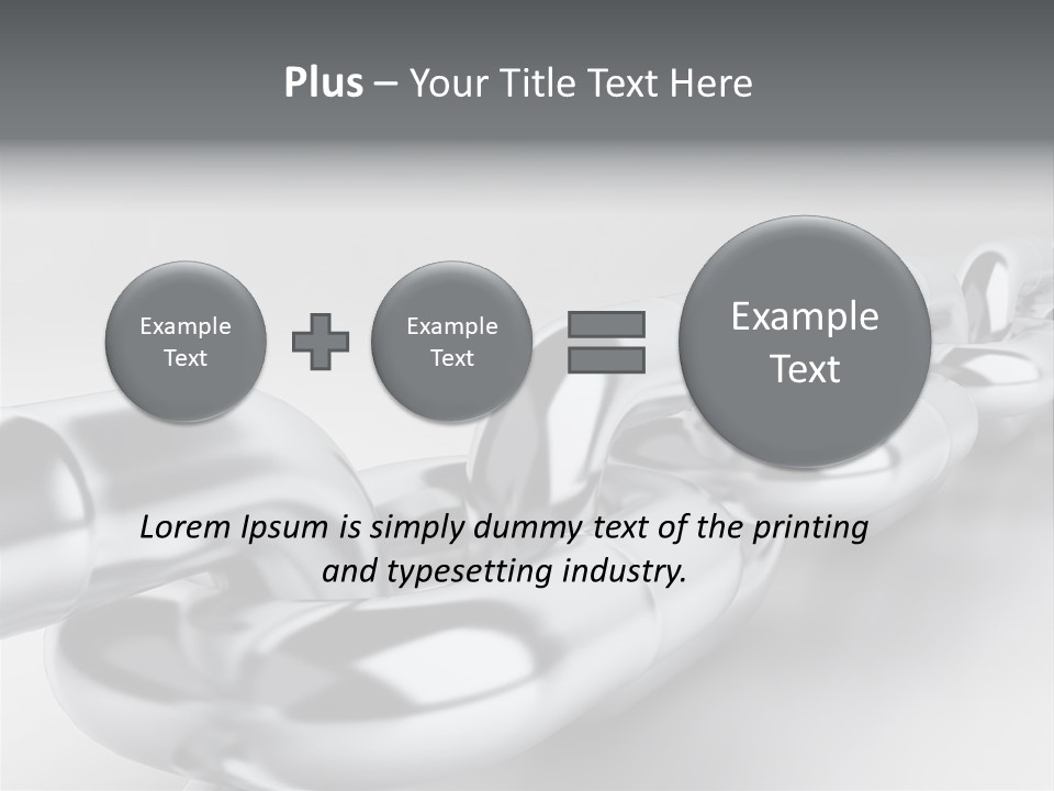 Industrial Detail Silver PowerPoint Template