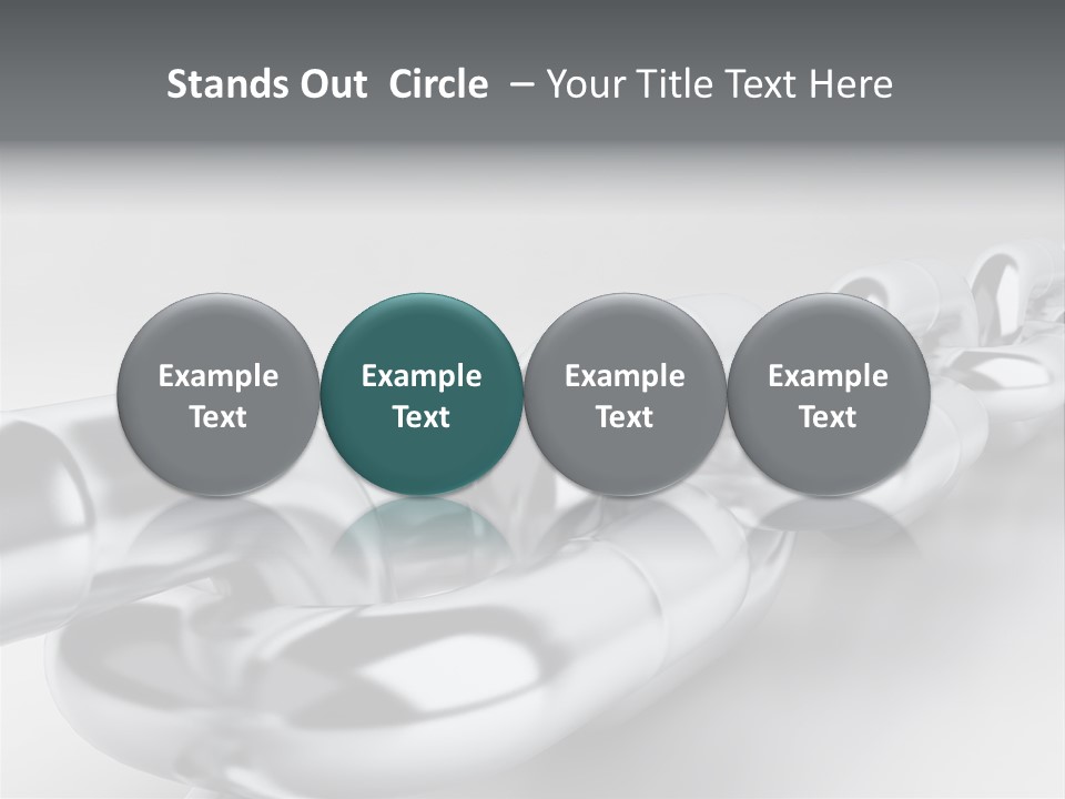 Industrial Detail Silver PowerPoint Template