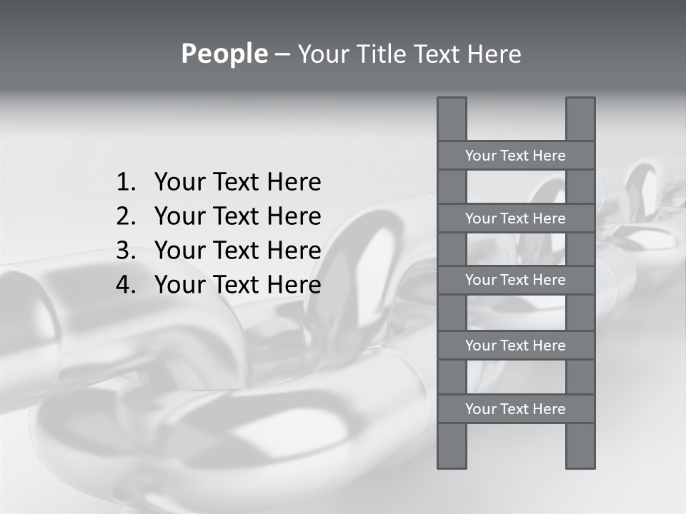Industrial Detail Silver PowerPoint Template