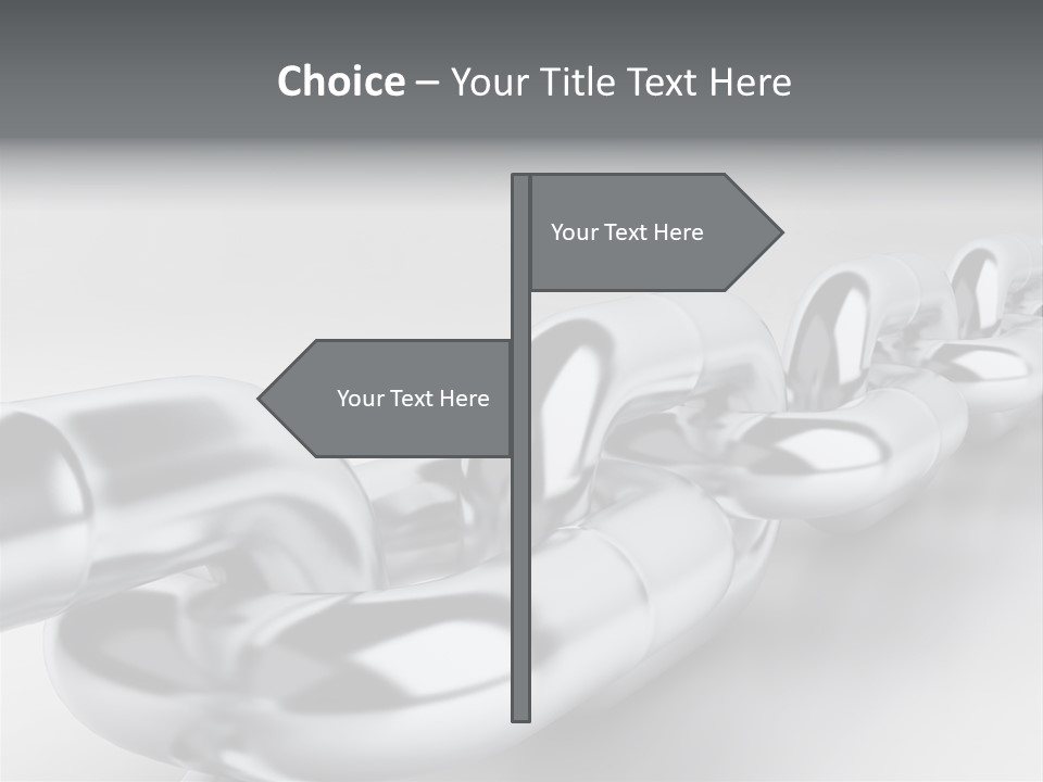 Industrial Detail Silver PowerPoint Template