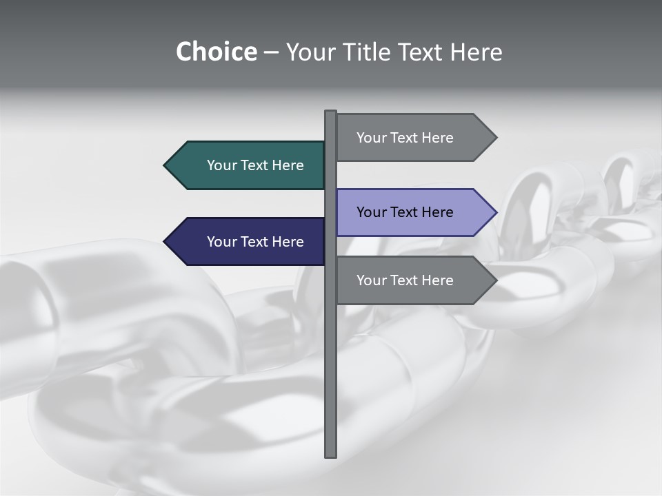 Industrial Detail Silver PowerPoint Template