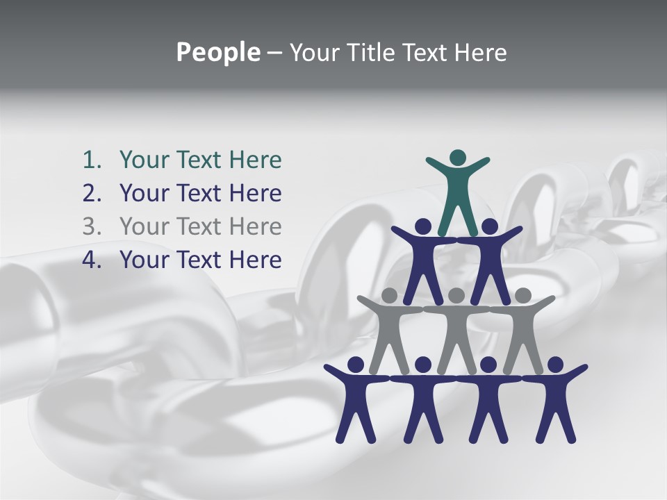 Industrial Detail Silver PowerPoint Template