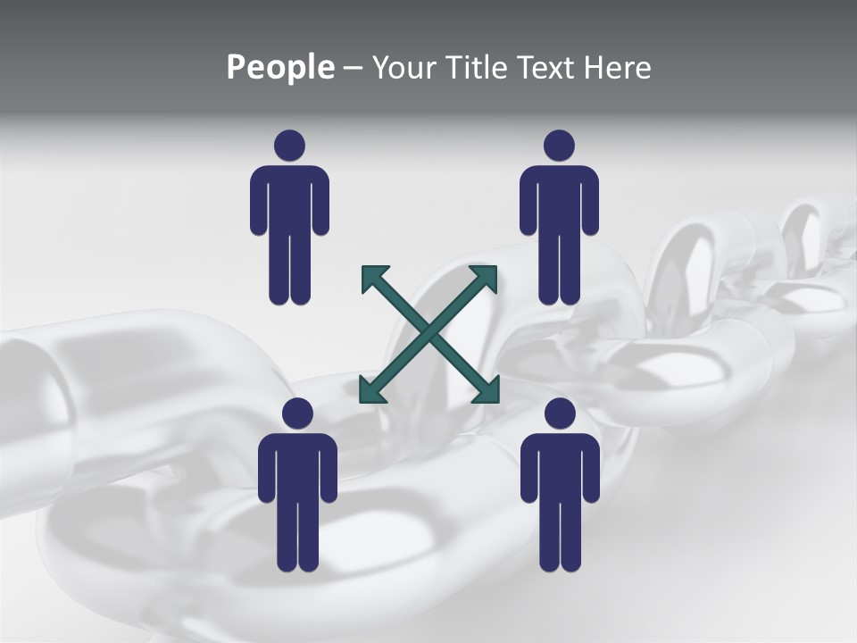 Industrial Detail Silver PowerPoint Template