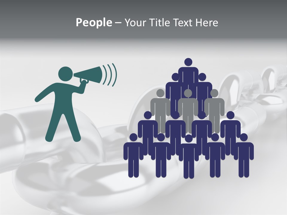 Industrial Detail Silver PowerPoint Template