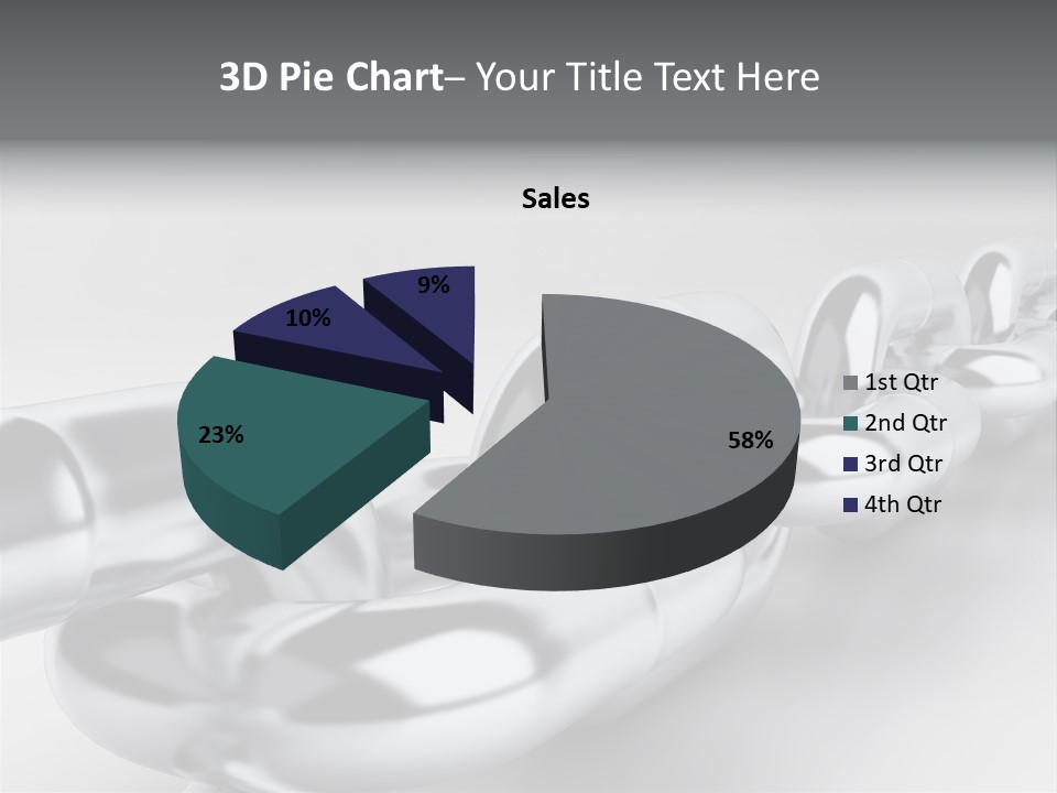 Industrial Detail Silver PowerPoint Template