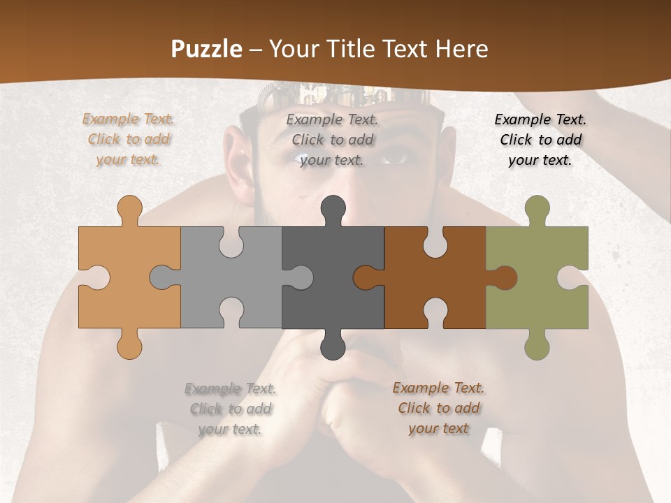 Handsome Manipulation Hand PowerPoint Template