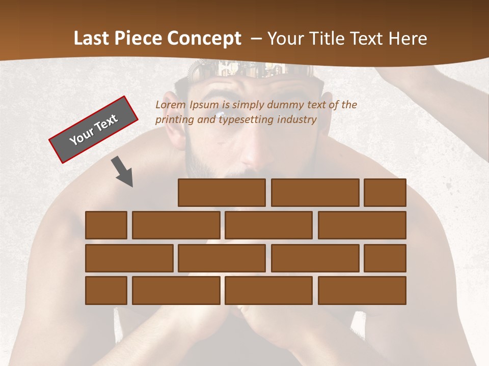 Handsome Manipulation Hand PowerPoint Template