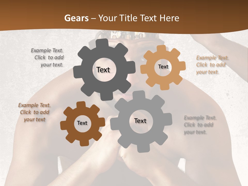 Handsome Manipulation Hand PowerPoint Template