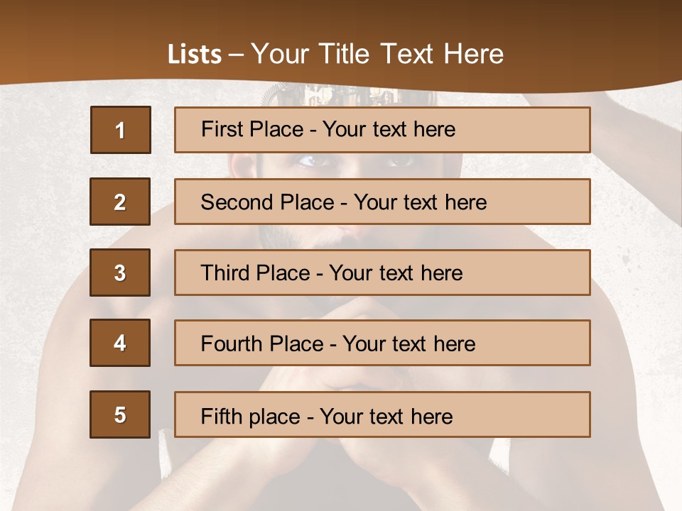 Handsome Manipulation Hand PowerPoint Template