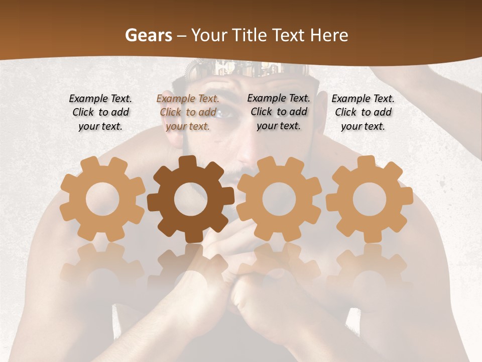 Handsome Manipulation Hand PowerPoint Template