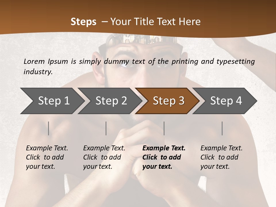 Handsome Manipulation Hand PowerPoint Template