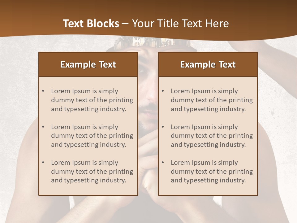 Handsome Manipulation Hand PowerPoint Template