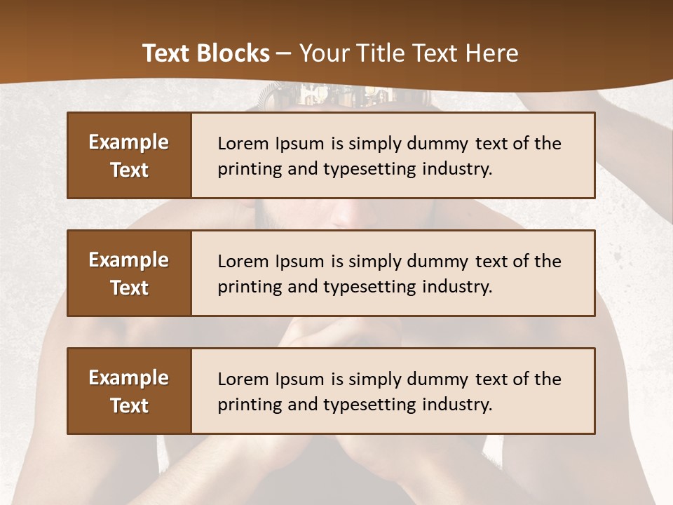 Handsome Manipulation Hand PowerPoint Template
