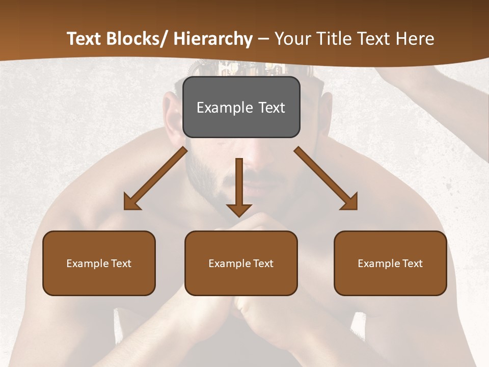 Handsome Manipulation Hand PowerPoint Template
