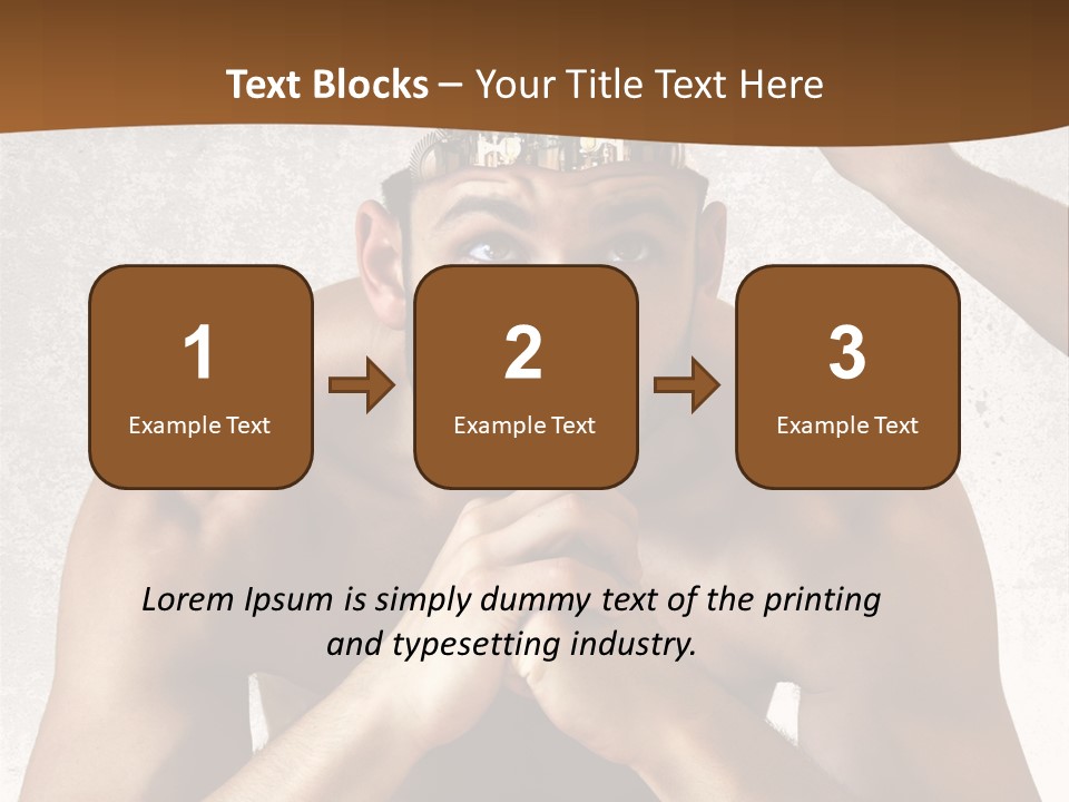 Handsome Manipulation Hand PowerPoint Template