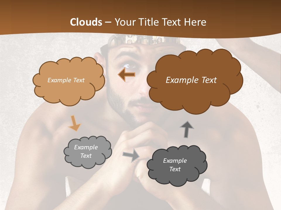 Handsome Manipulation Hand PowerPoint Template