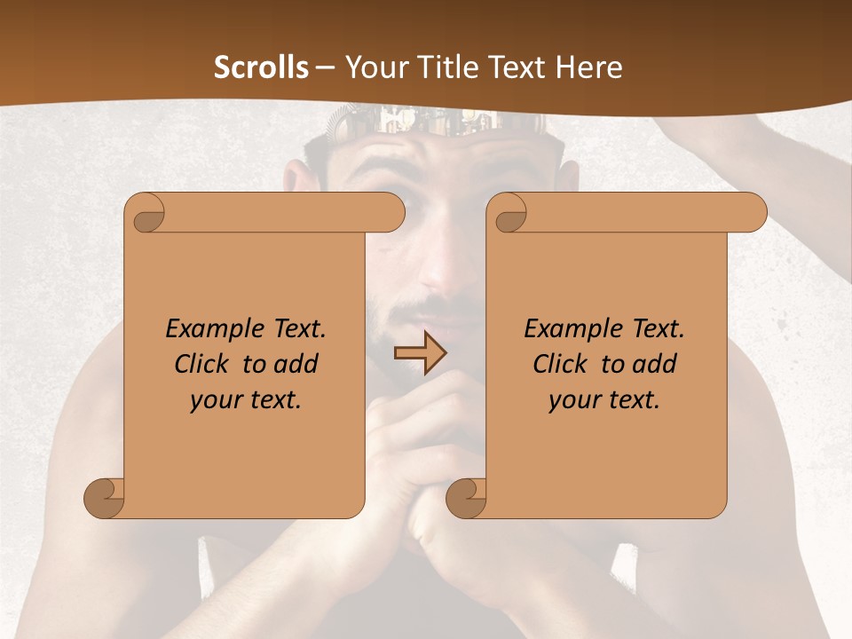 Handsome Manipulation Hand PowerPoint Template