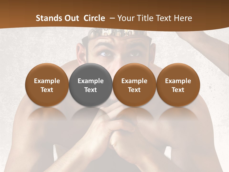 Handsome Manipulation Hand PowerPoint Template