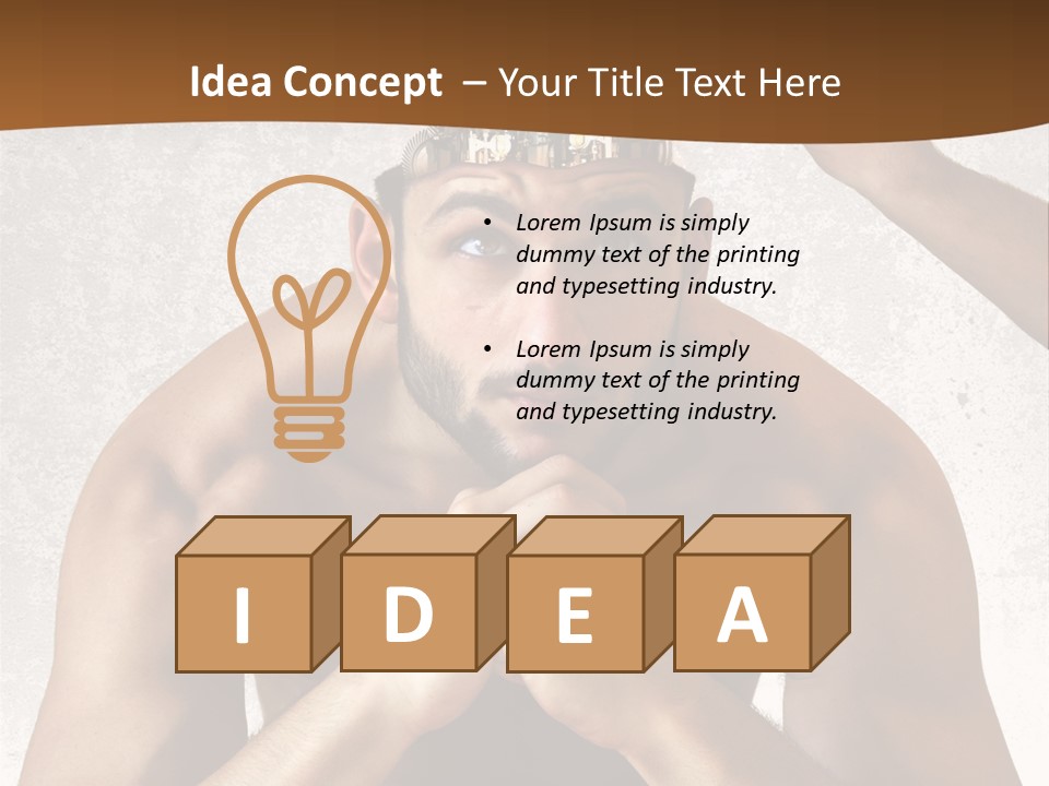 Handsome Manipulation Hand PowerPoint Template