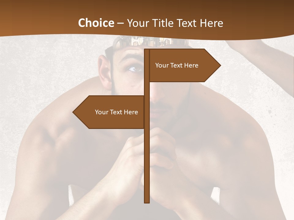 Handsome Manipulation Hand PowerPoint Template