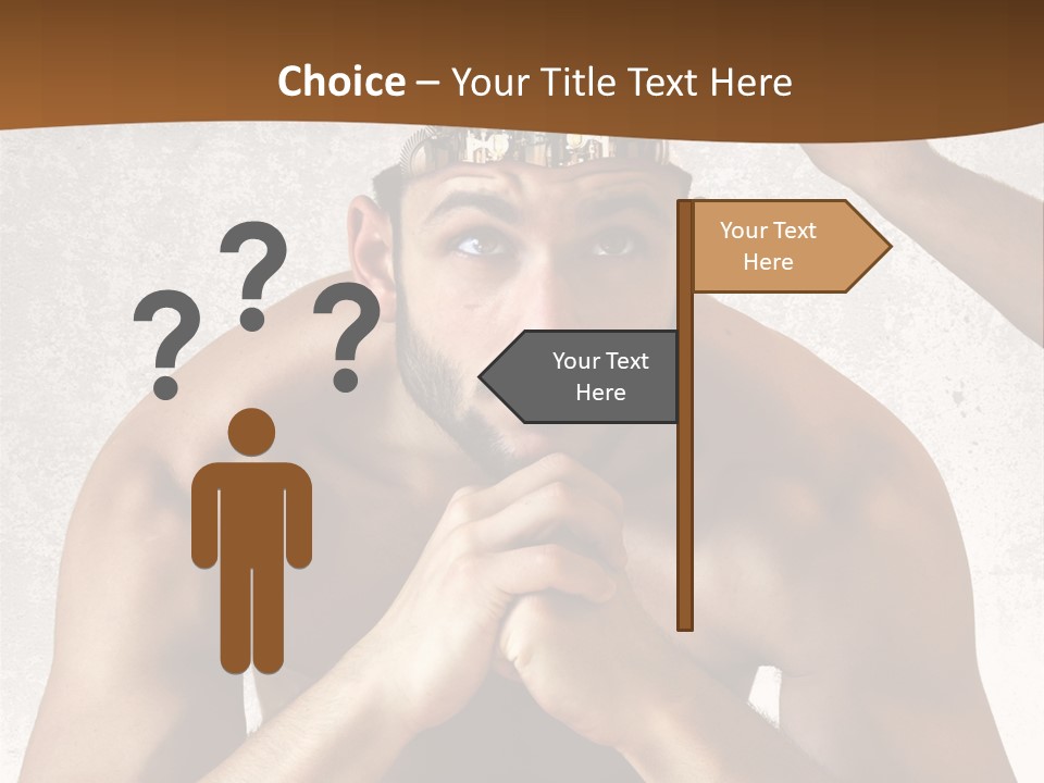 Handsome Manipulation Hand PowerPoint Template