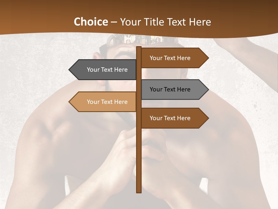 Handsome Manipulation Hand PowerPoint Template